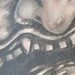 Tattoos - Black and grey mask - 51301
